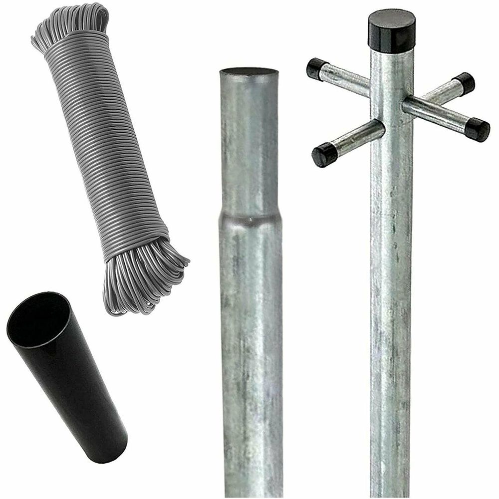 Galvanised Washing Line & Pole