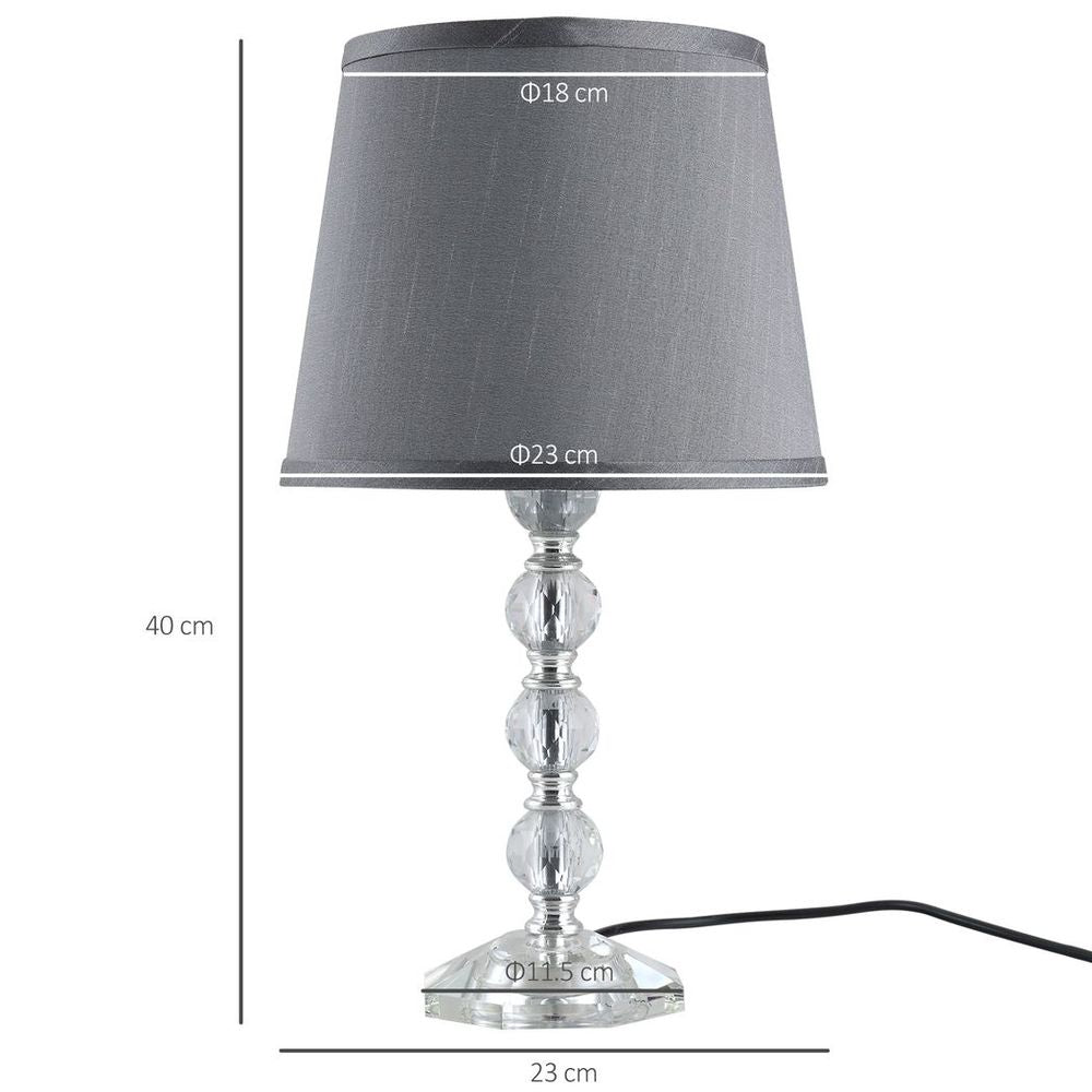 Elegant Crystal Base Table Lamp
