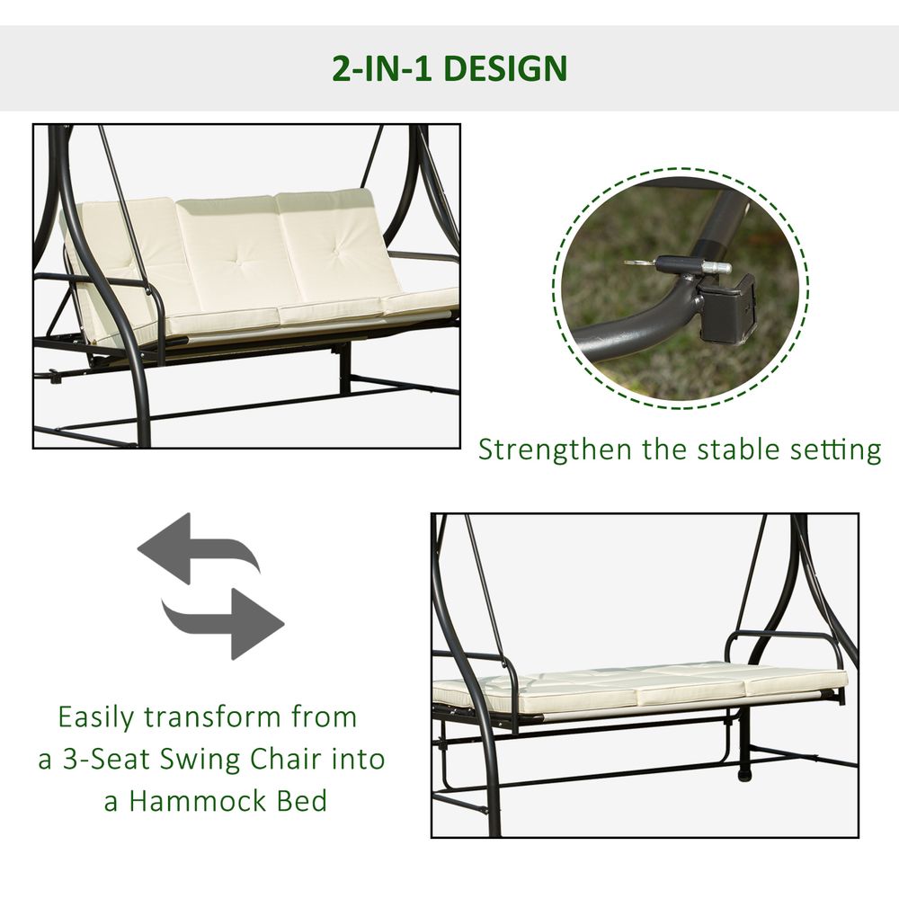 Patio Swinging Padded Chair