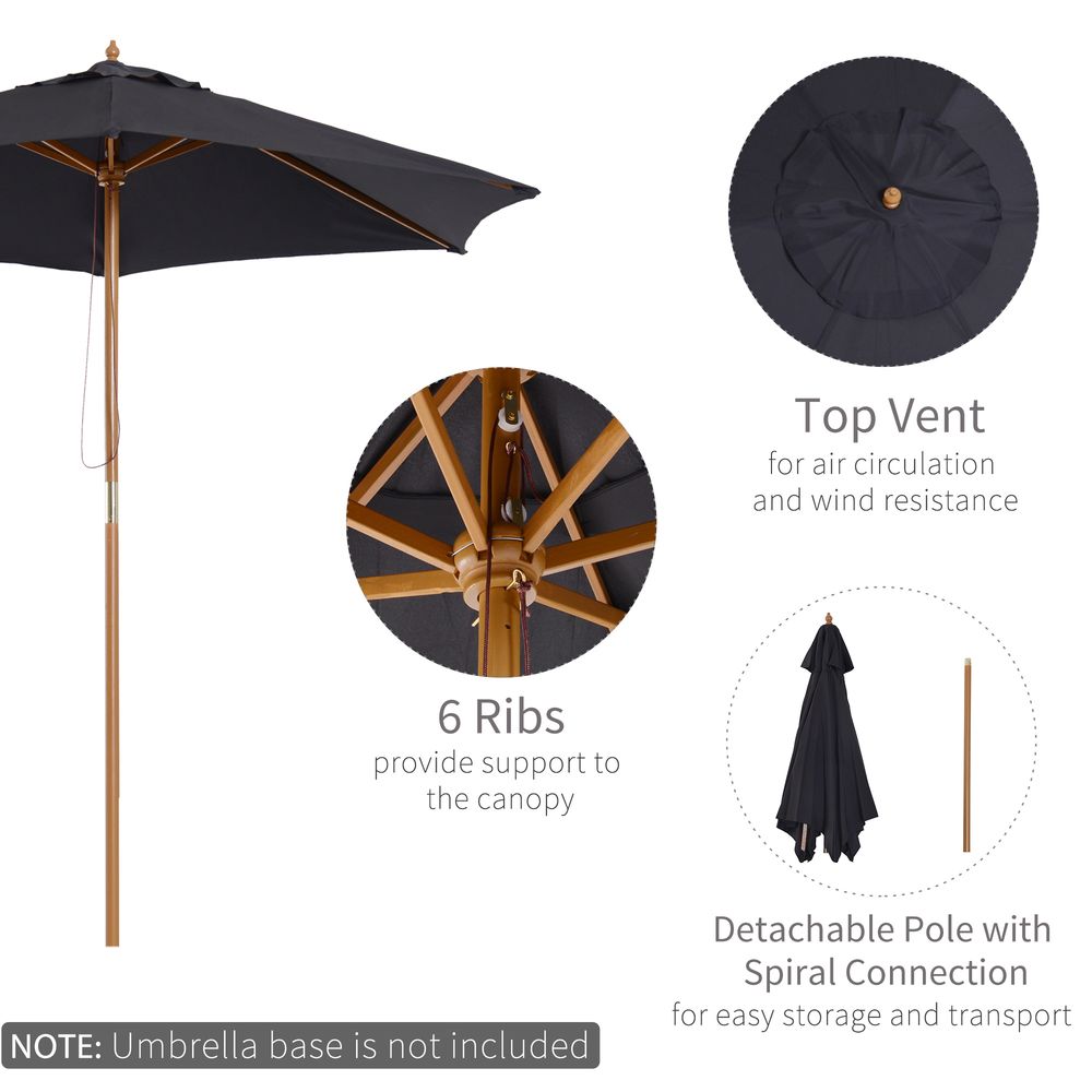 Wooden Sun Shade 2.5m