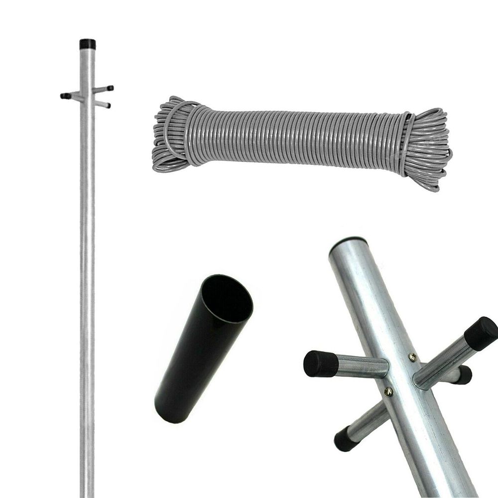 Galvanised Washing Line & Pole