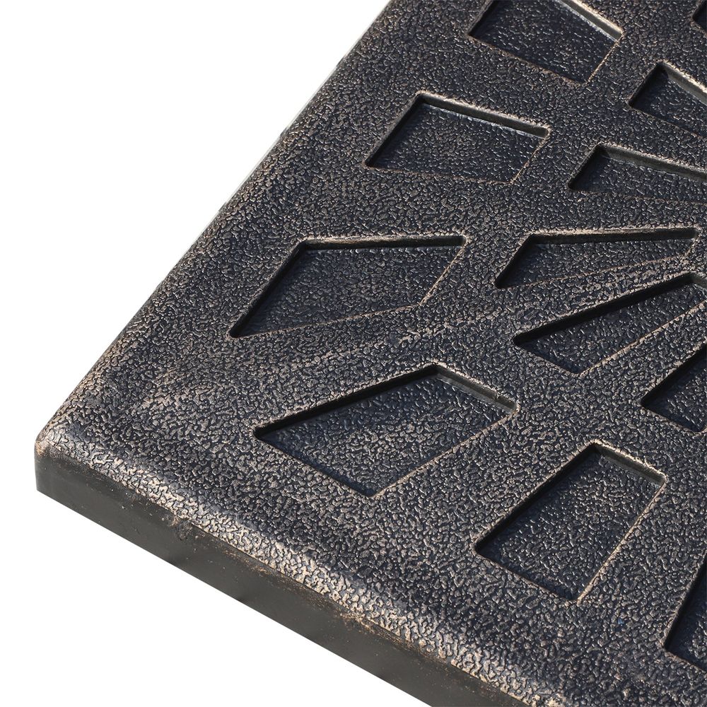 Bronze Garden Parasol Base Square