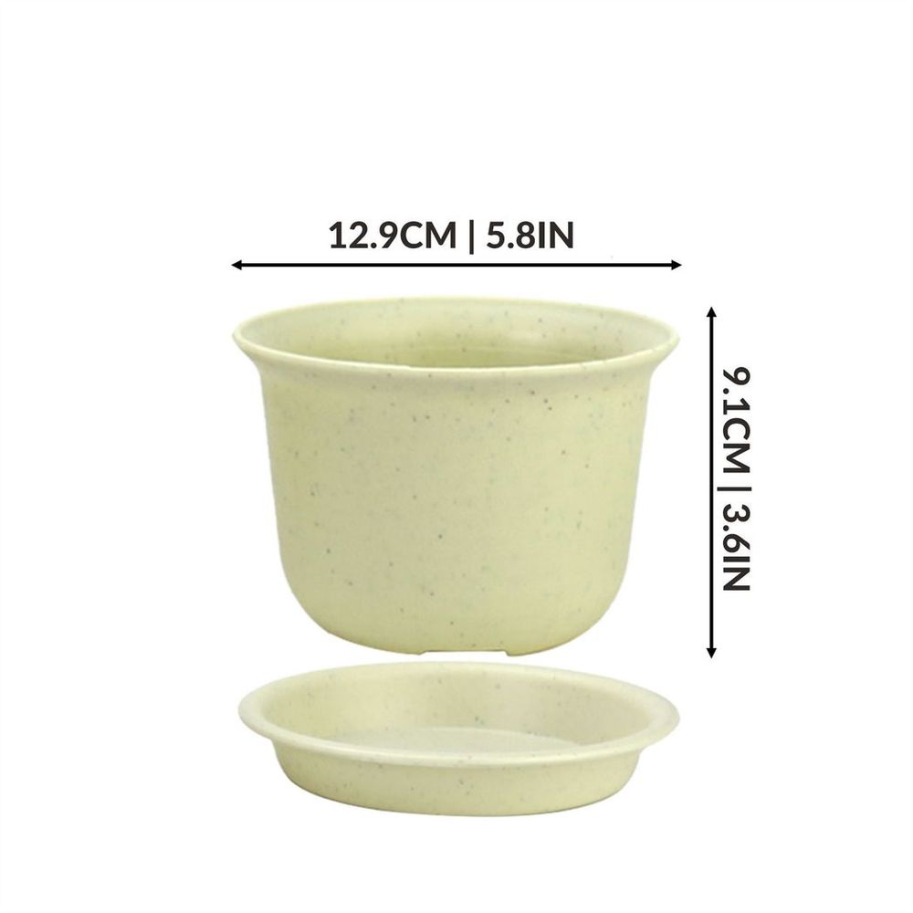 Plastic Plant Pots x10