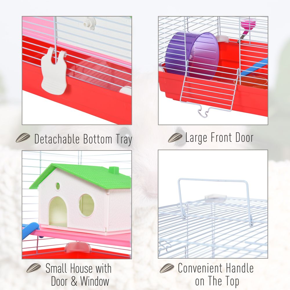Double Layer Hamster Cage