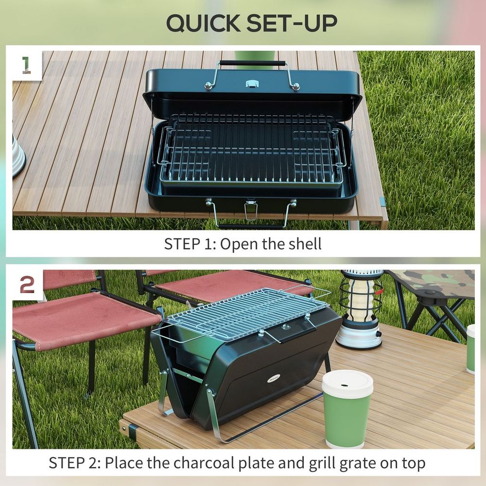Portable BBQ Grill with Suitcase