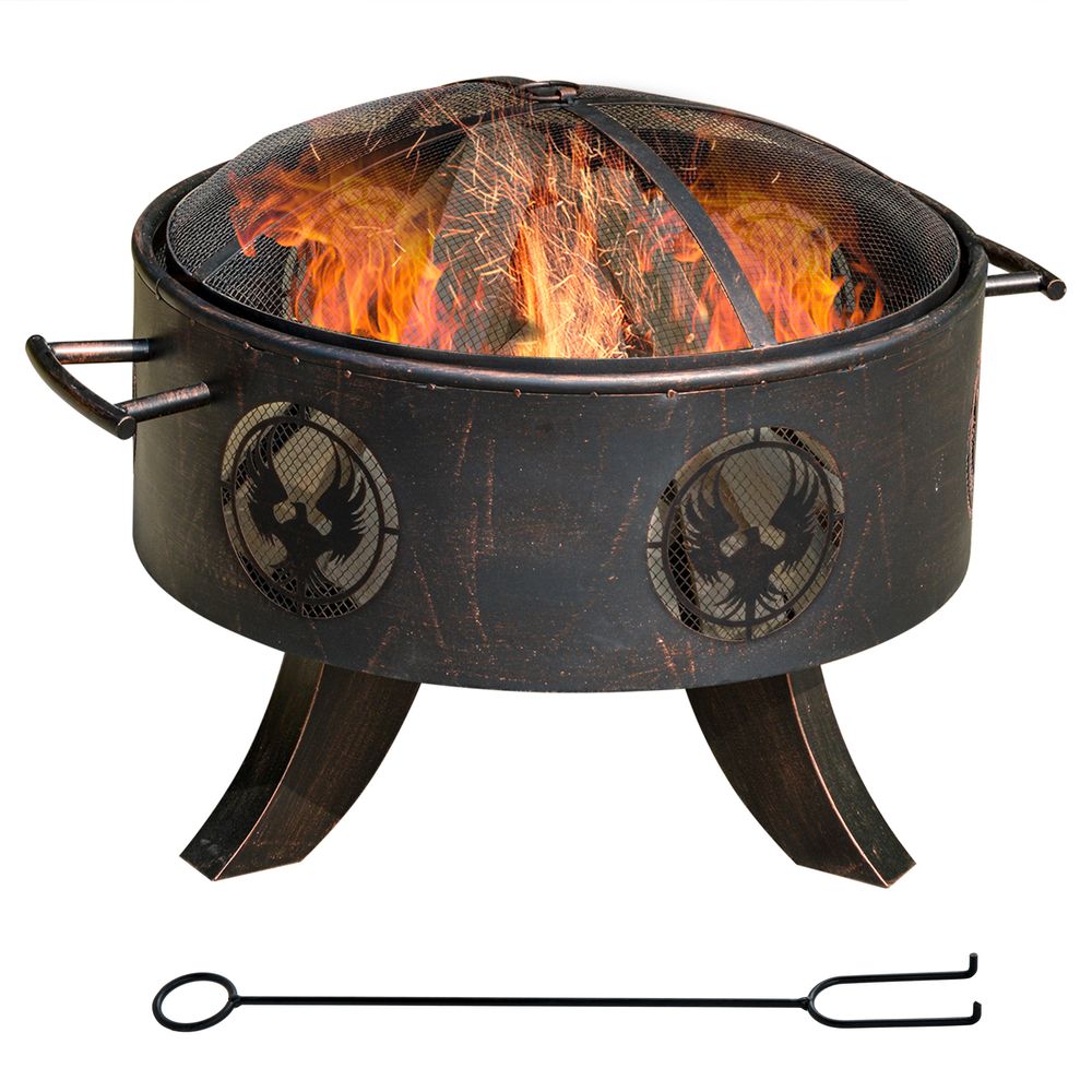 Patio Fire Pit with Poker