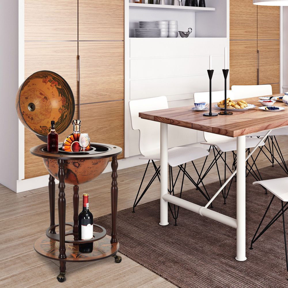 Retro Style Globe Bar 47cm