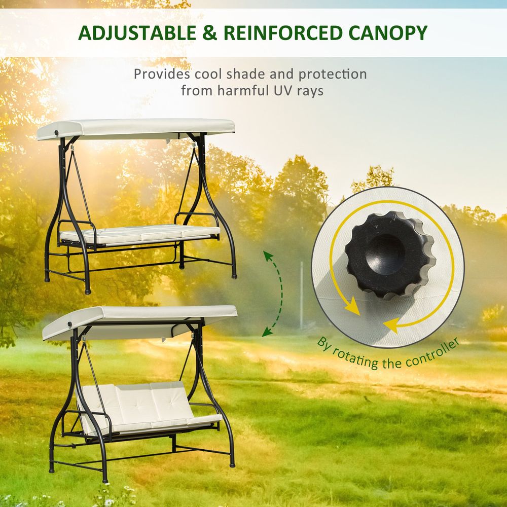 Patio Swinging Padded Chair