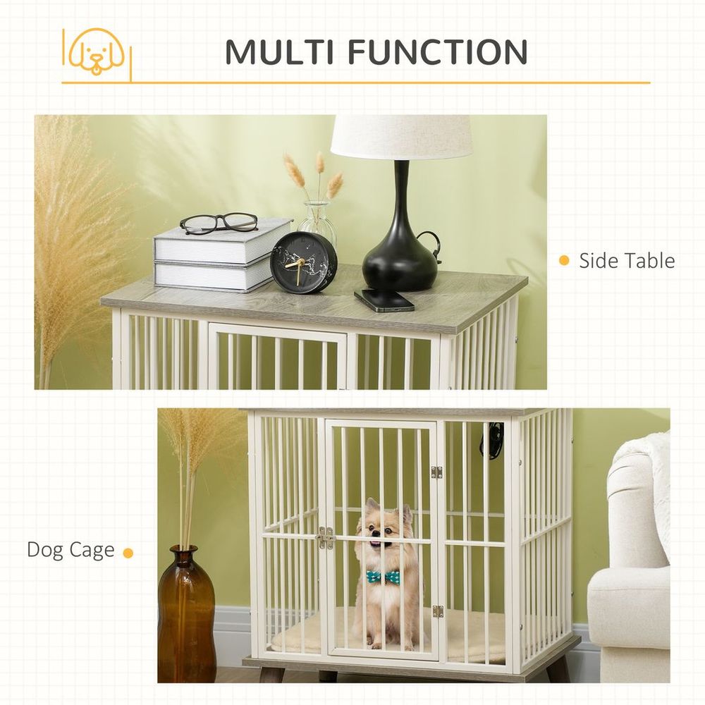 PAWHUT Dog Kennel with front gate