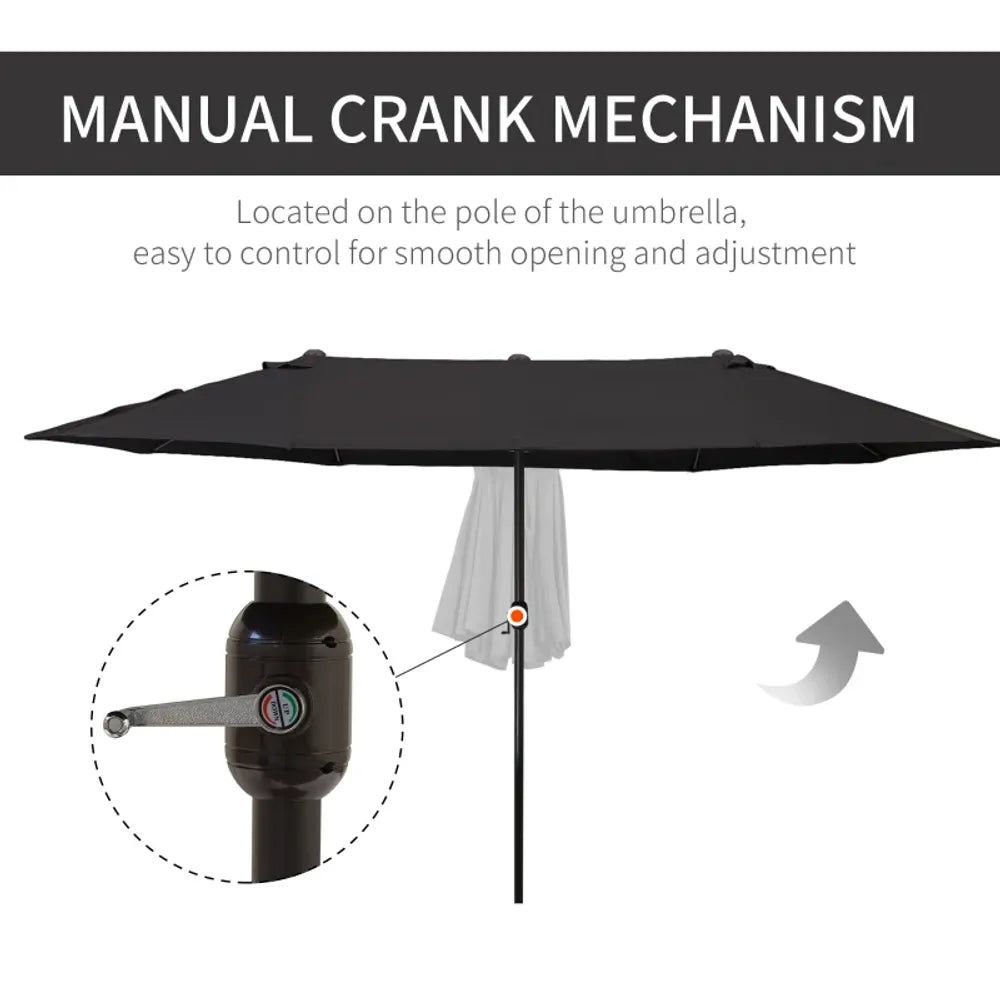 4.6M Garden Patio Umbrella