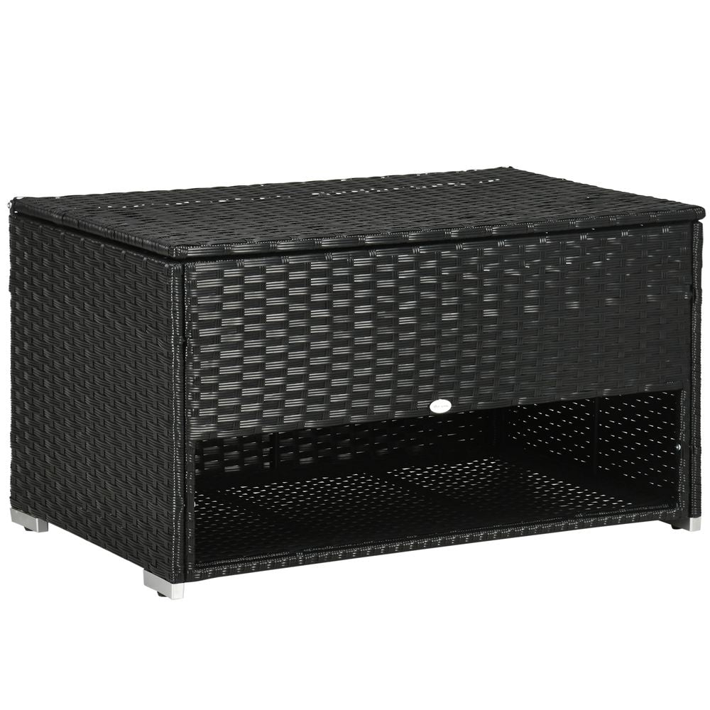 Wicker Garden Storage Box
