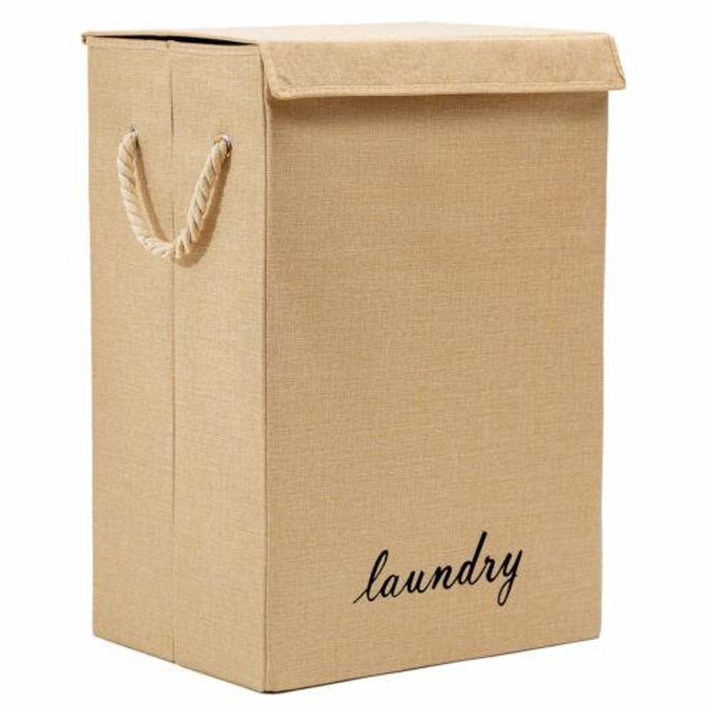 Cream Laundry Basket