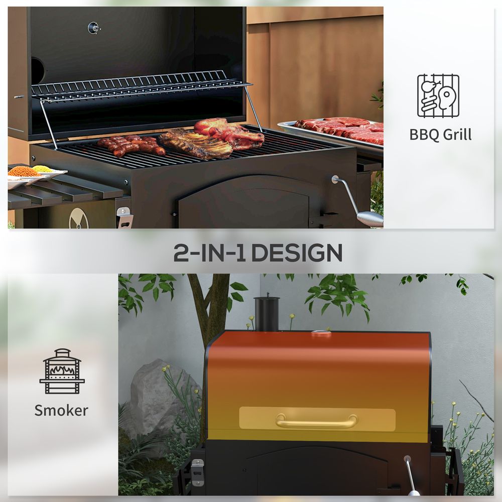 BBQ Trolley with Thermometer