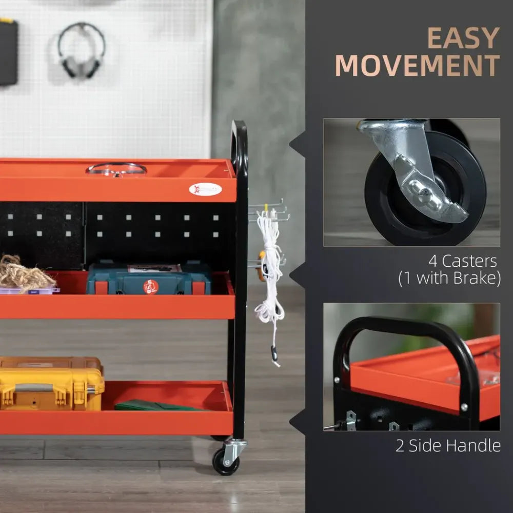 Rolling Tool Cart 3 Tier