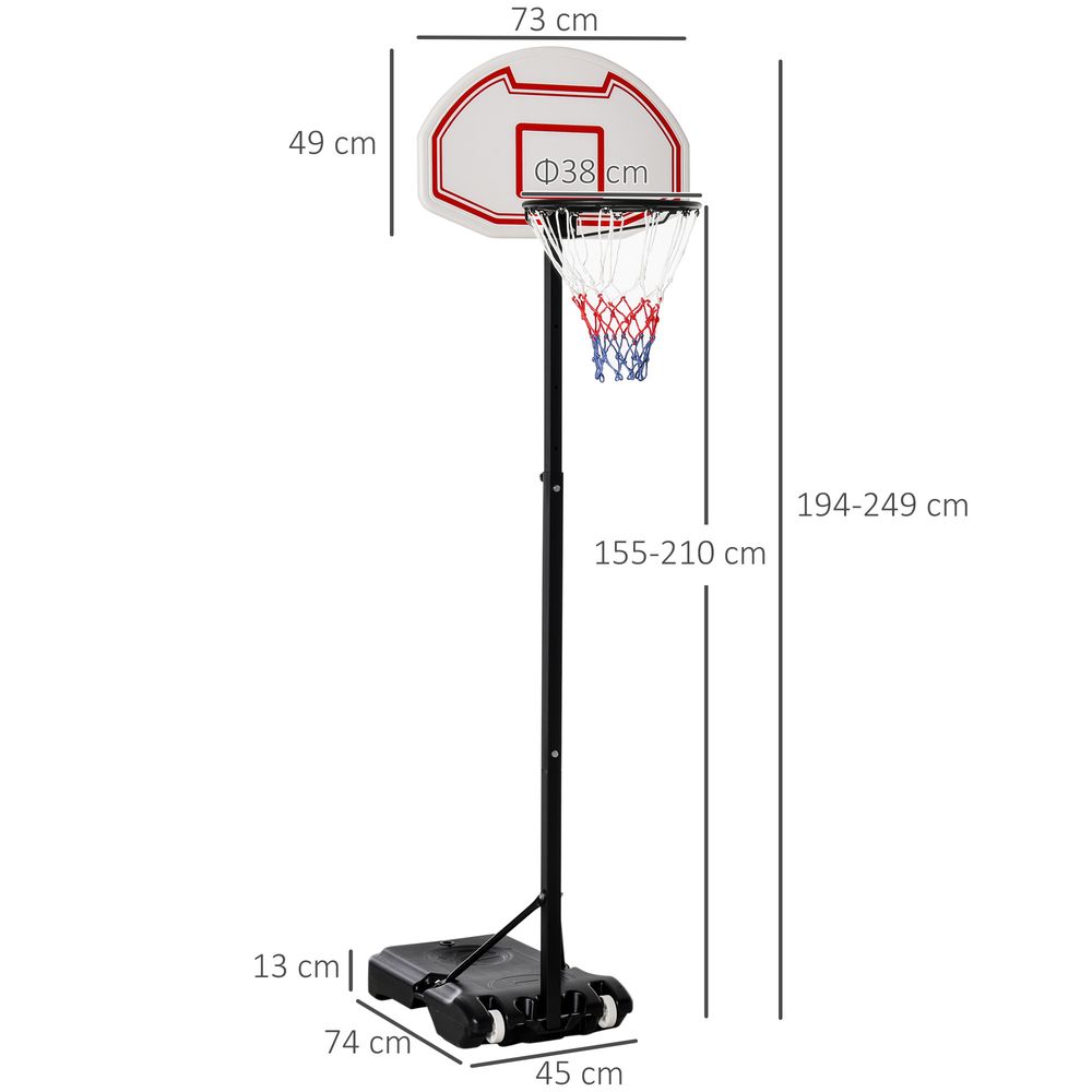 Portable Basketball Stand with Net