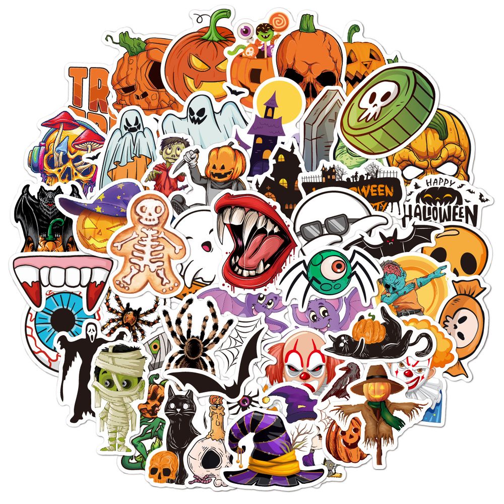 Holographic Halloween Stickers