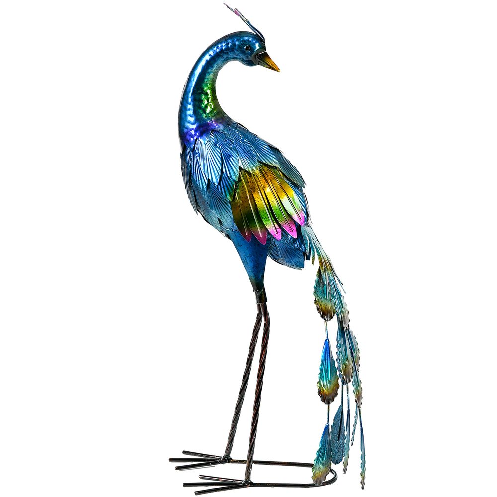 Peacock Sculpture Garden Statue