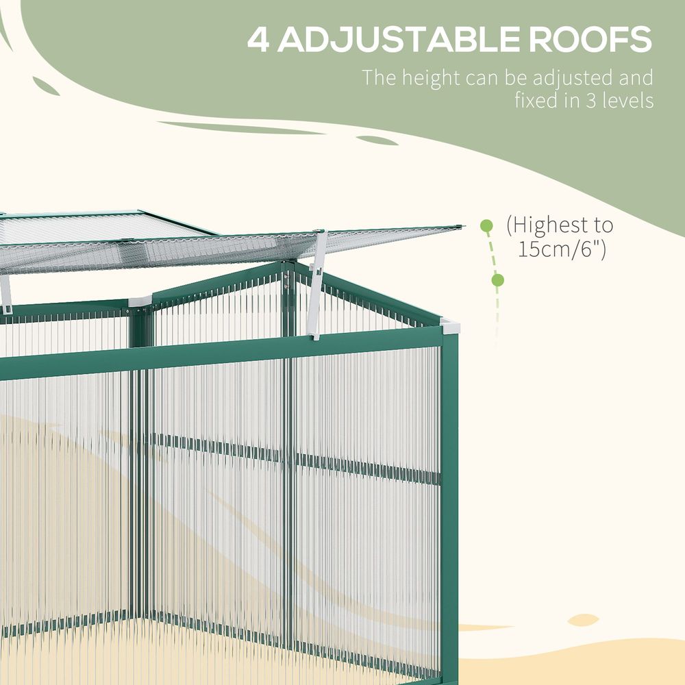 Cold Frame Greenhouse Planter