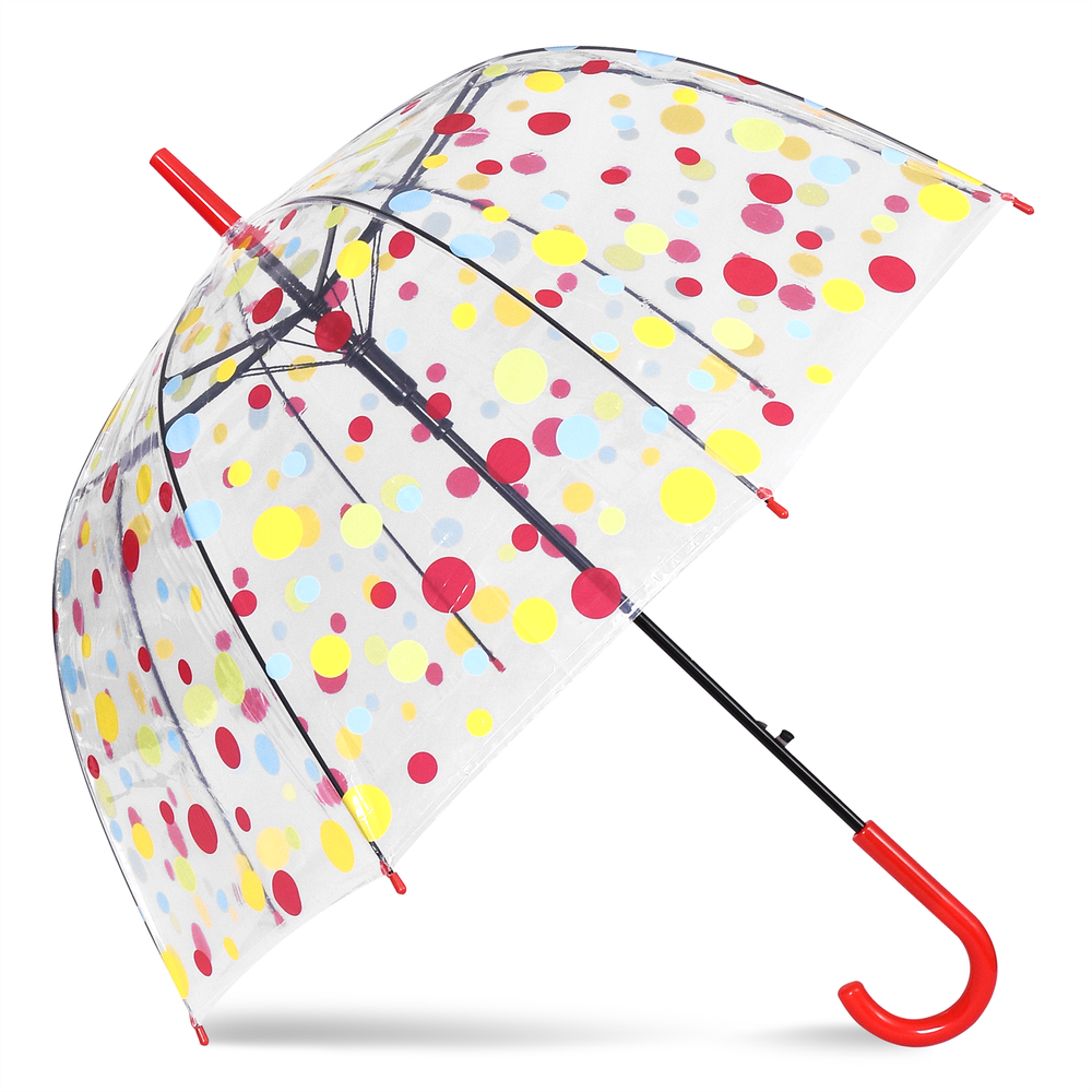 Pink Polka Umbrella