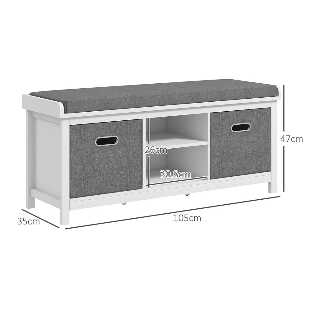 Cushioned Seat & Storage Bench
