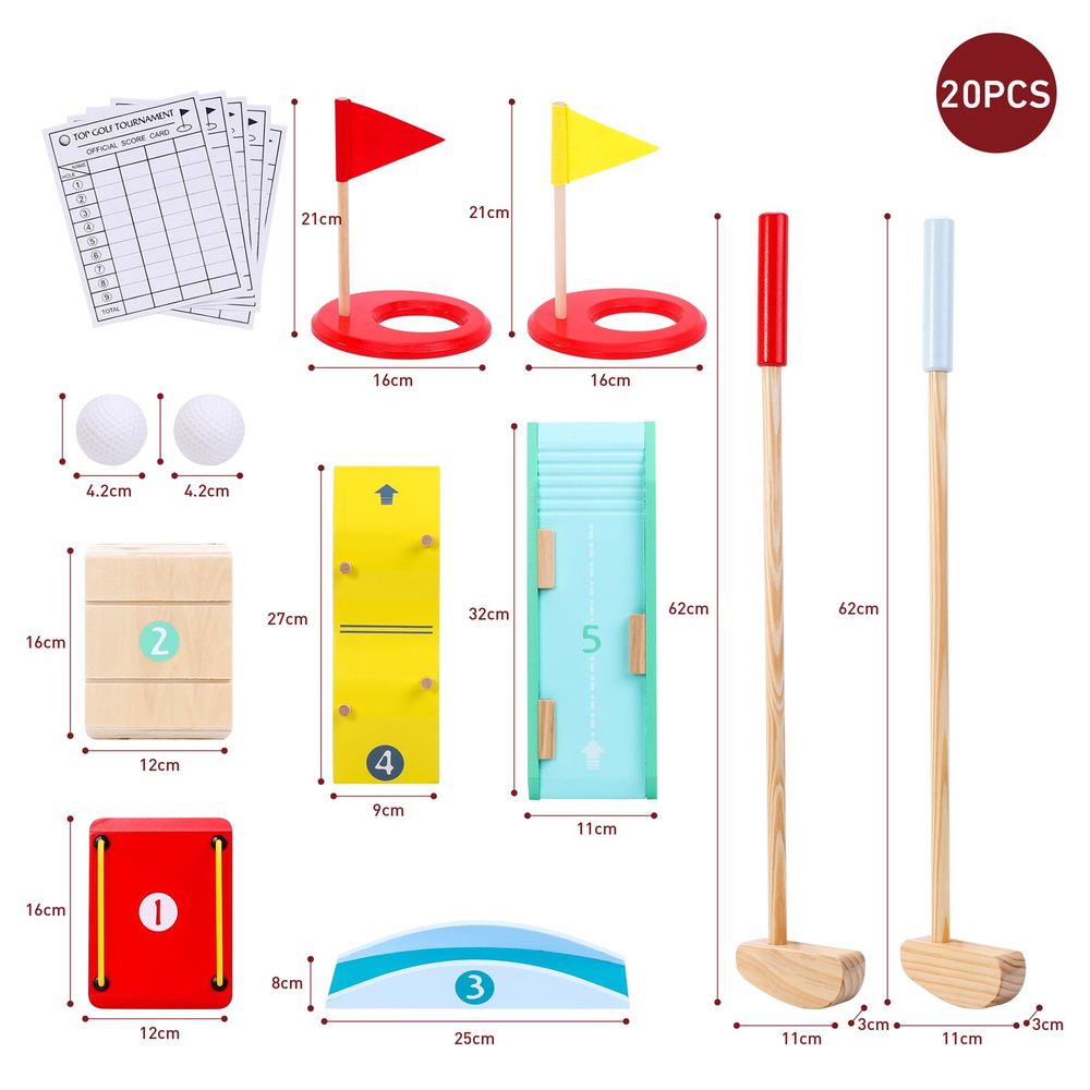 Wooden Golf Toy Set