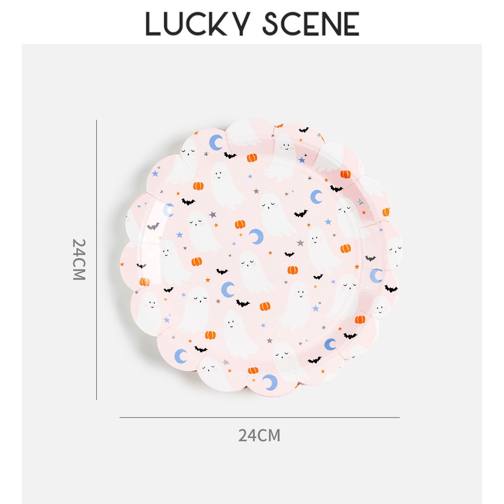 Halloween Paper Plates x8