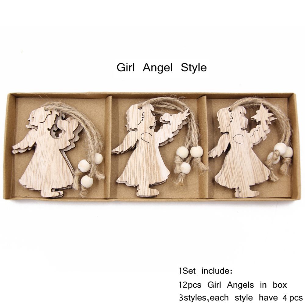Wooden Snowflake Decorations