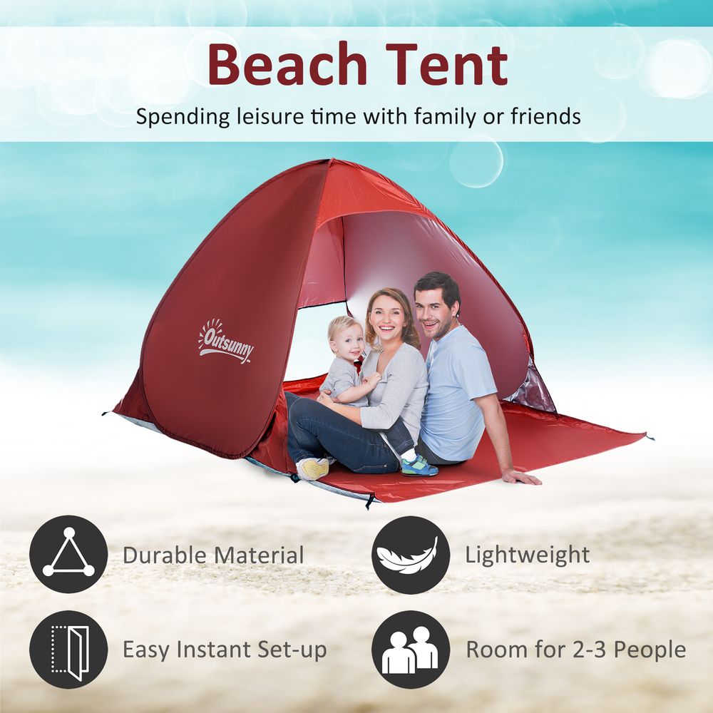 Red Pop Up Tent