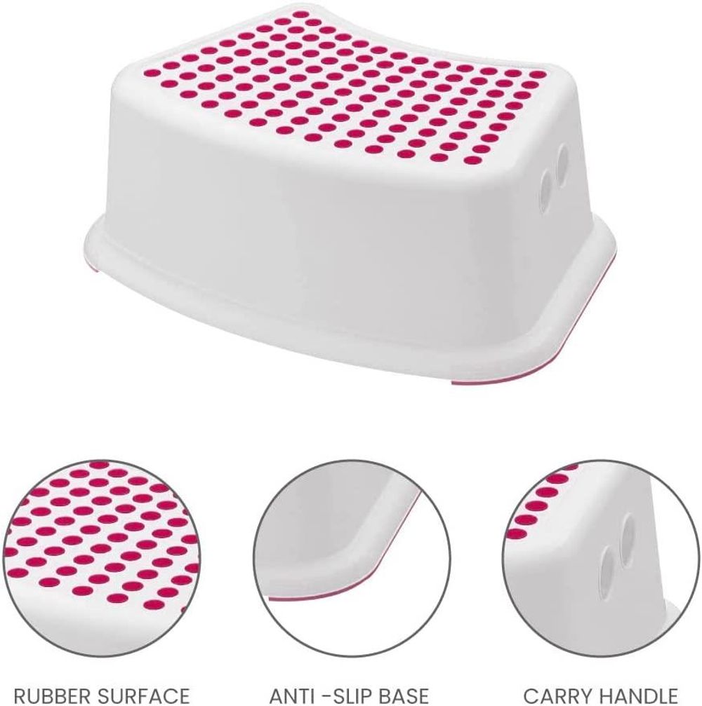 Pink Anti-Slip Child’s Stool