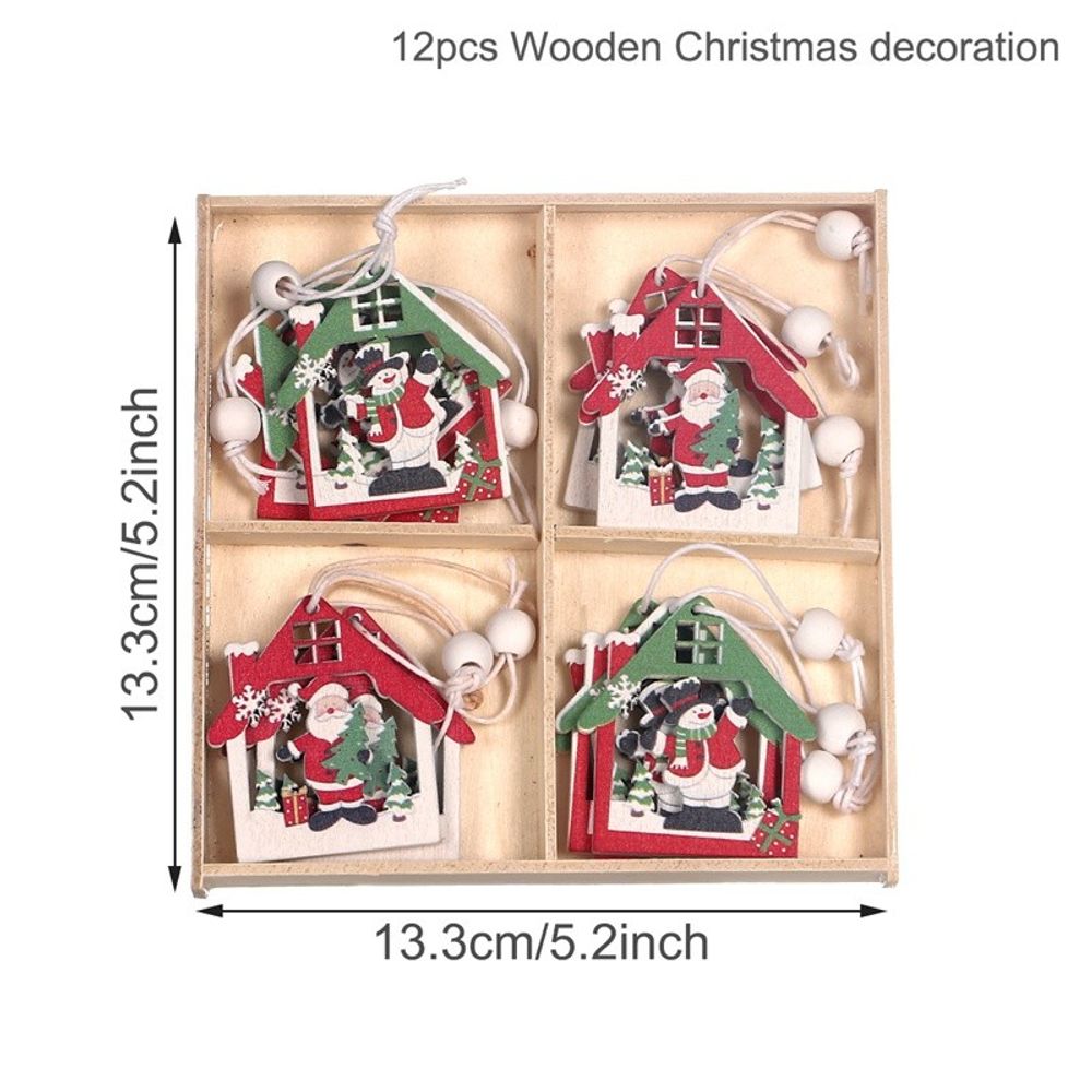 Wooden Gnome Pendants