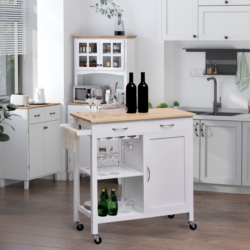 Trolley with 2 Drawers & 2 Shelves