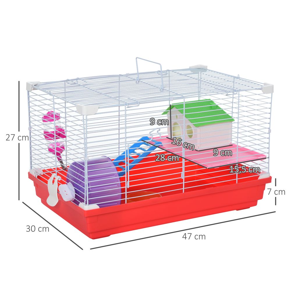 Double Layer Hamster Cage