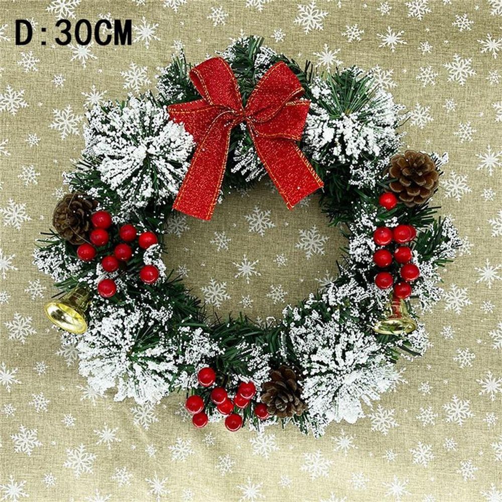 Outdoor Festive Wreath Decoration