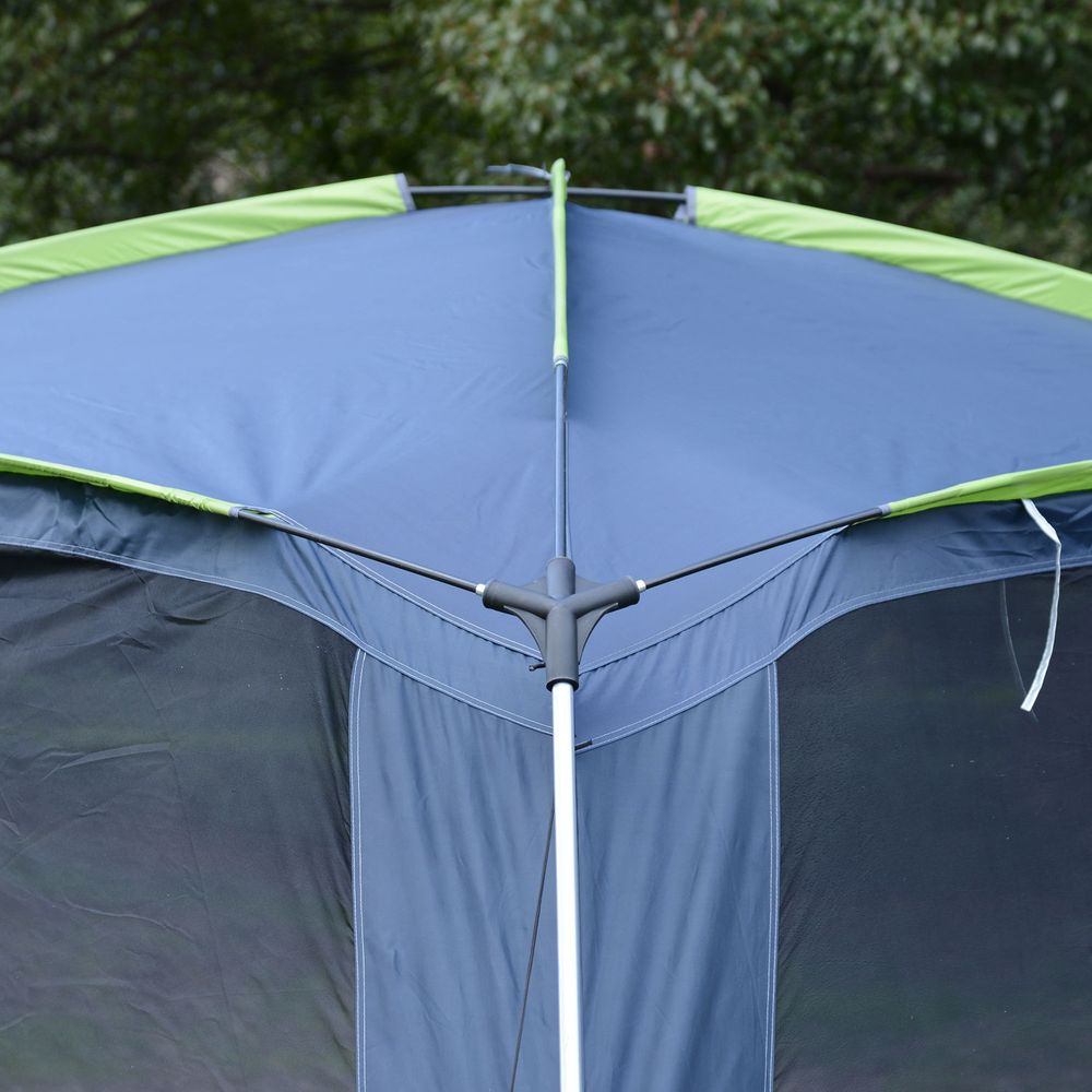 Dark Blue 8 Person Tent