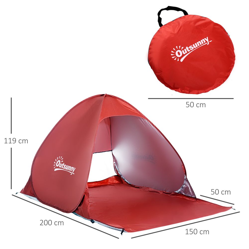 Red Pop Up Tent