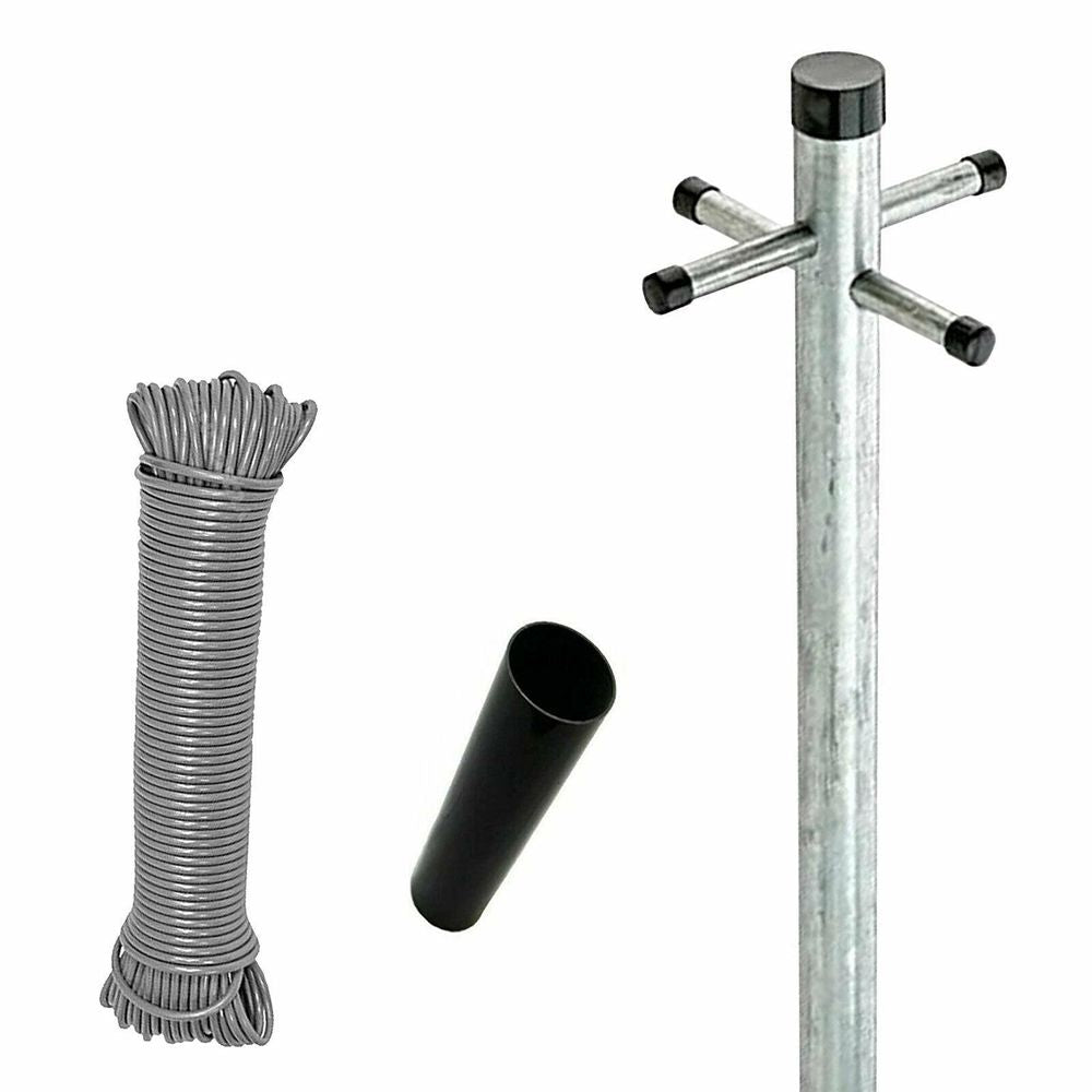 Galvanised Washing Line & Pole