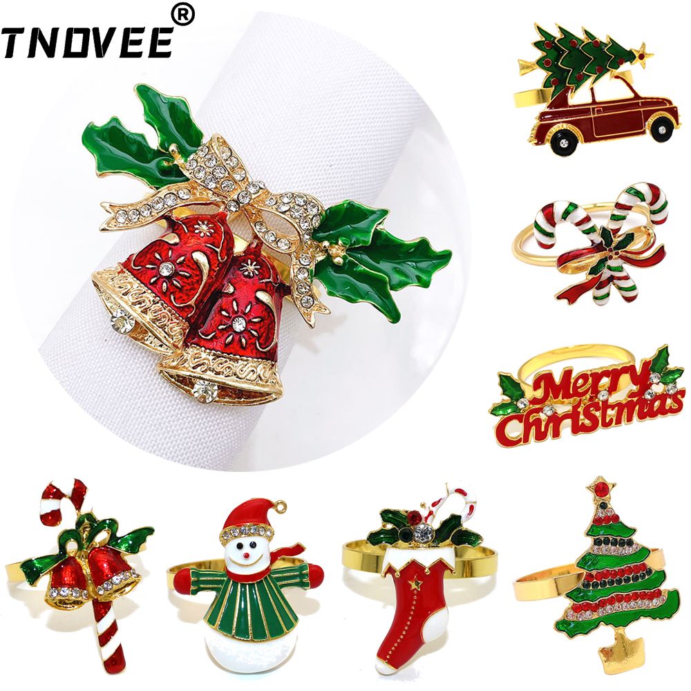 Festive Napkin Holders x6