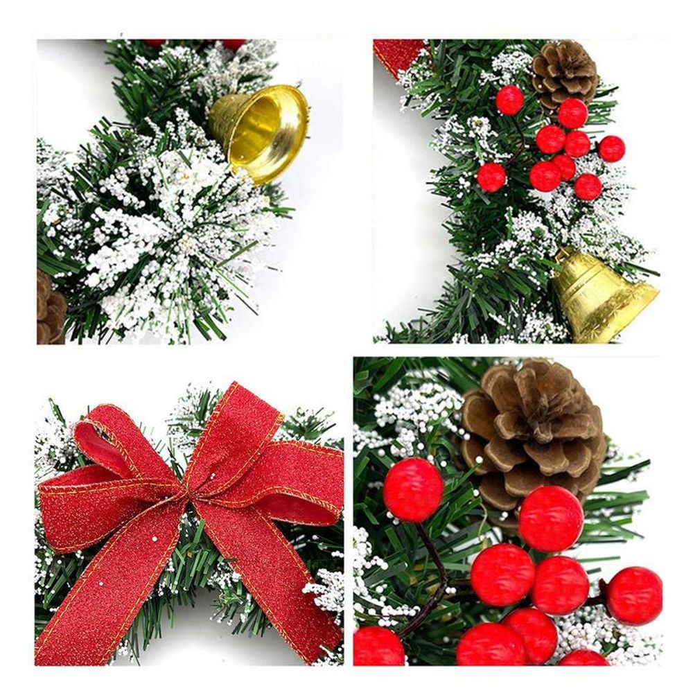 Outdoor Festive Wreath Decoration
