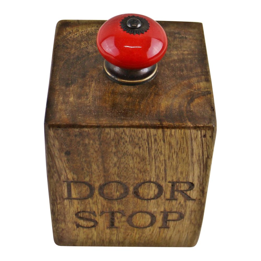 Doorstop Mango Wood