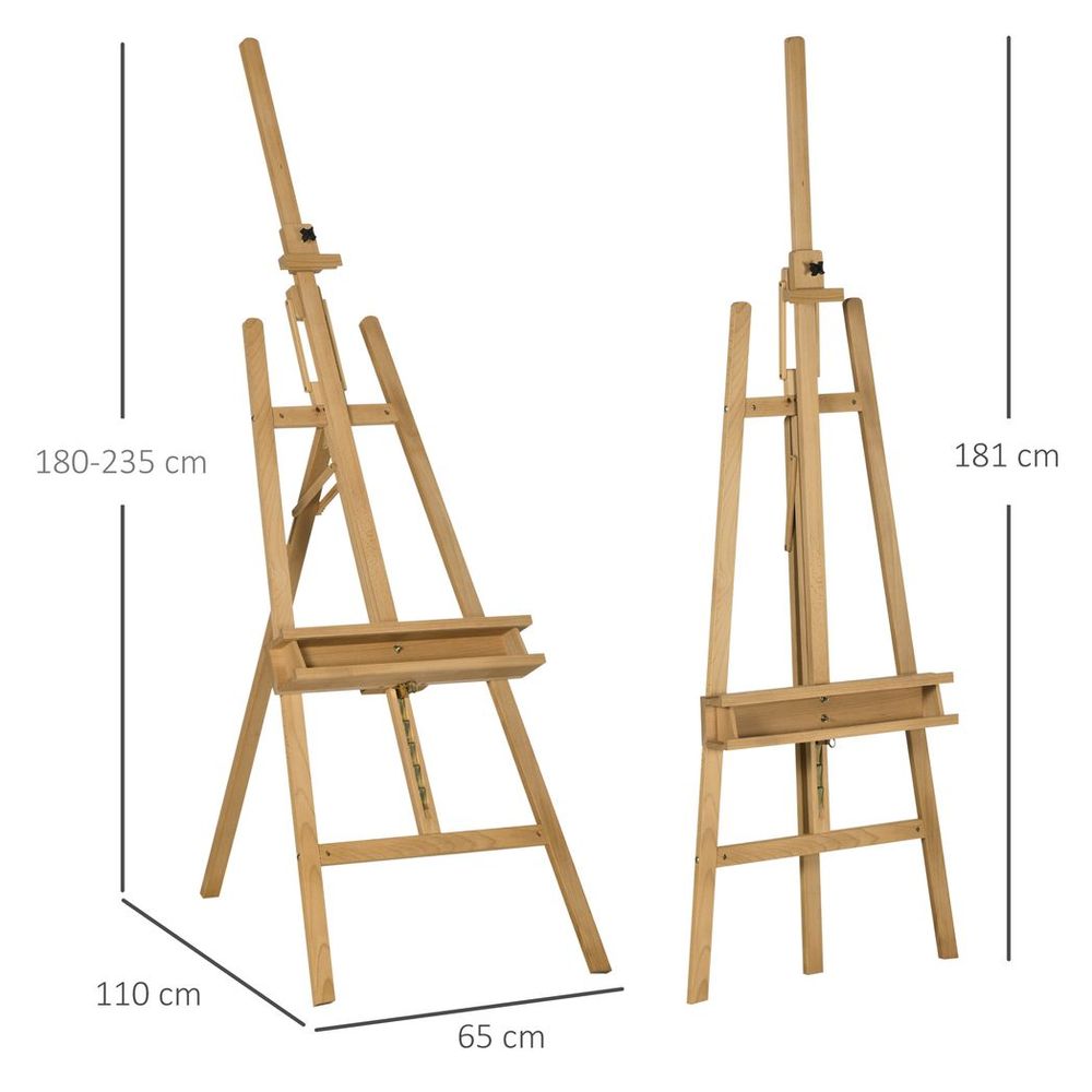 Adjustable Angle Wooden Art Easel