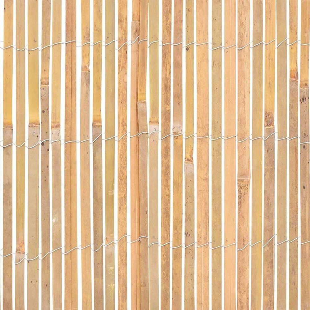Slatted Bamboo Fence