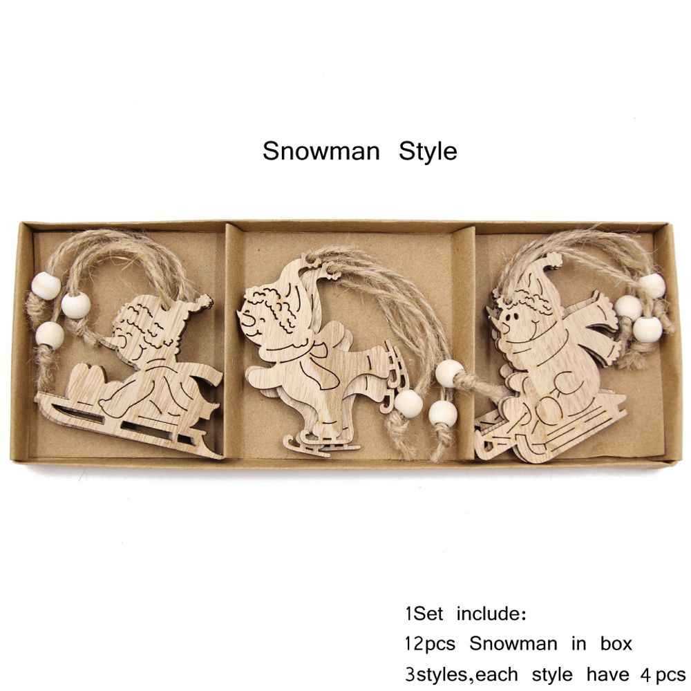 Wooden Snowflake Decorations