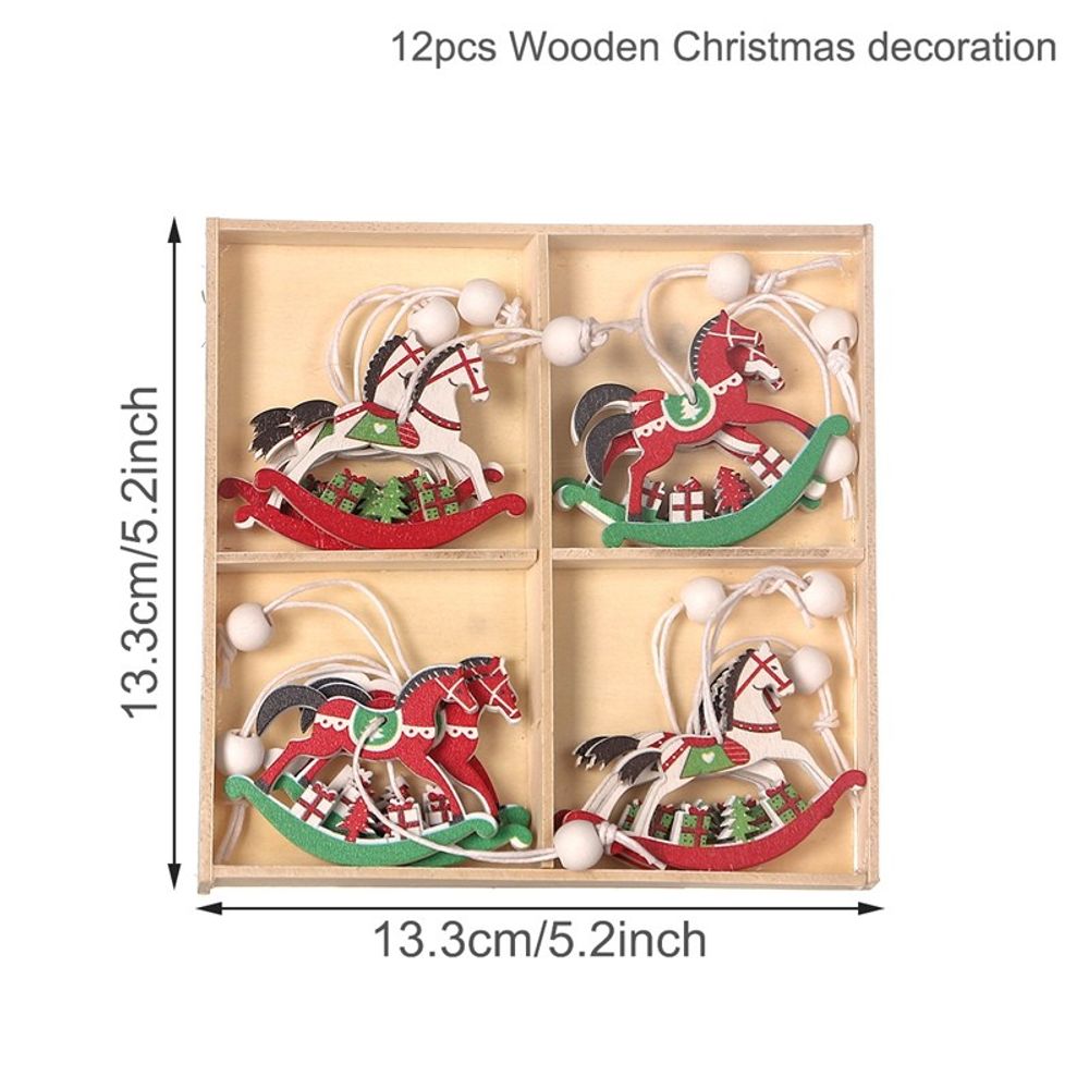 Wooden Gnome Pendants