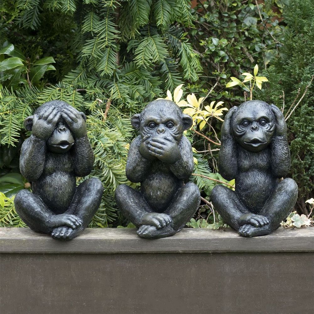 Monkey Ornaments x3