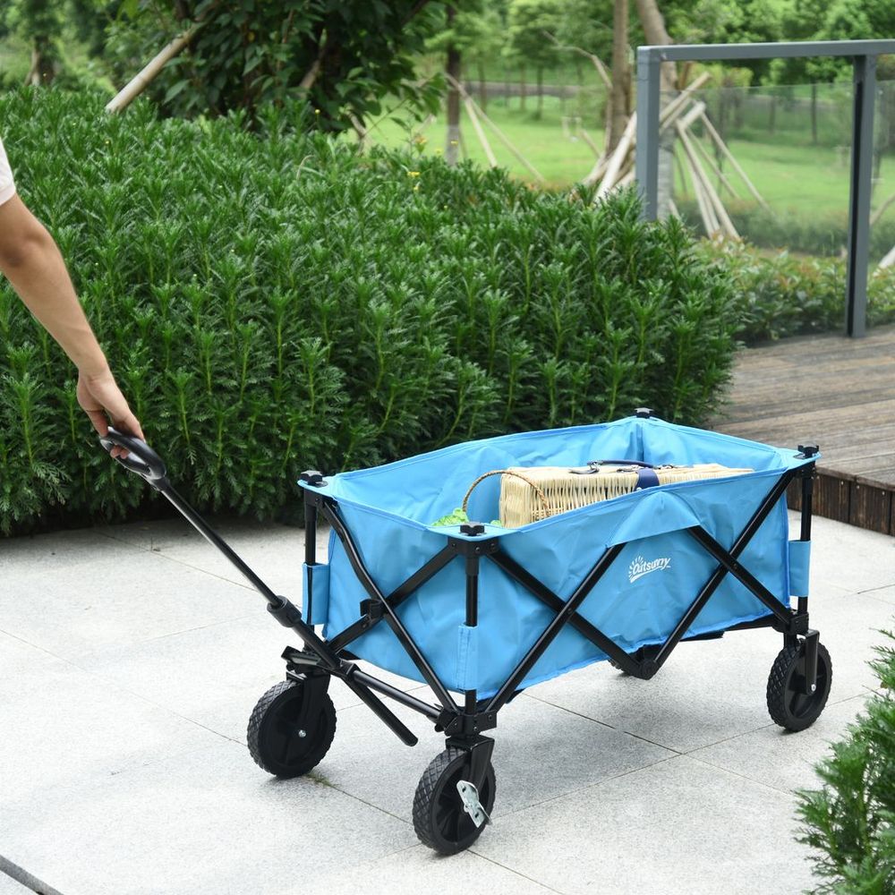 Folding Cargo Wagon Blue