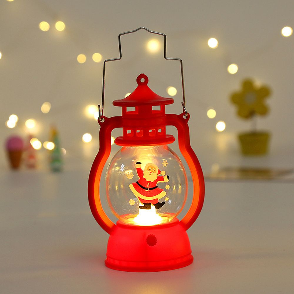 Santa Lantern Light