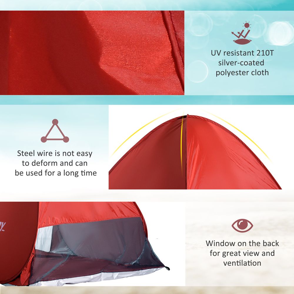 Red Pop Up Tent