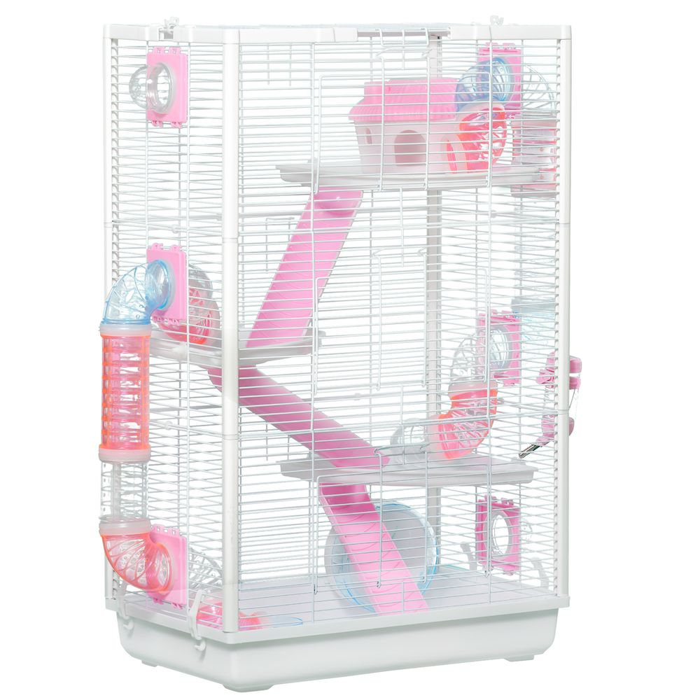4 Tier Hamster Cage with External Tubes
