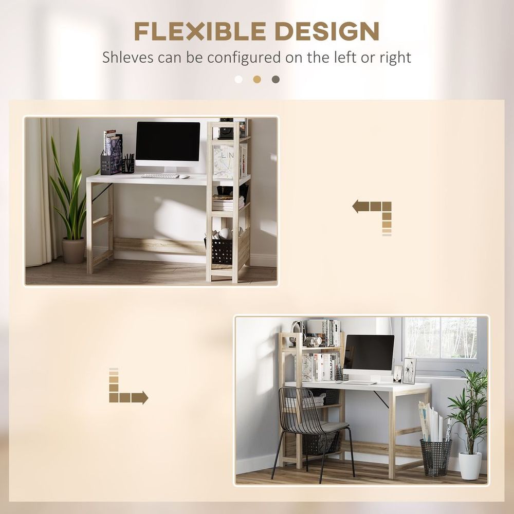 Home Office Bookshelf Desk