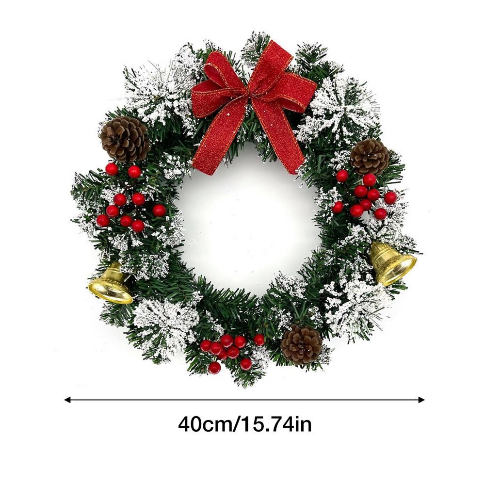 Outdoor Festive Wreath Decoration
